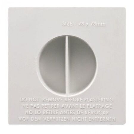 Plaster Guard 90mm x 20mm x 90mm to Suit Euro Valve Valet