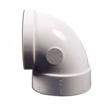 Central Vacuum 90 Degree Extra-Short Elbow Short Socket Valet