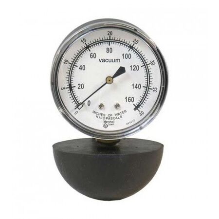 Vacuum Gauge 2-1/2 Inch Dial Dual Scale Valet