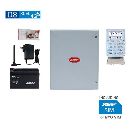 Security Keypad Silver LCD to Suit D8X4G Ness
