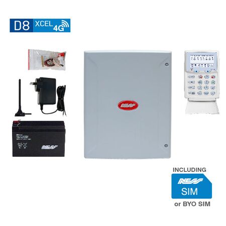 Security Keypad White to Suit D8/D16XCEL 4G Ness
