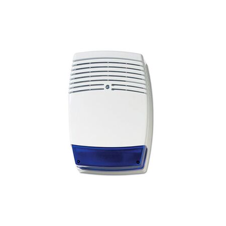 External Security Siren Blue Polycarbonate Weather Resistant Tecom