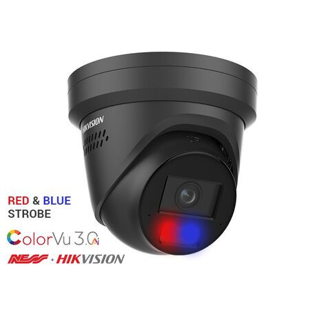 8MP ColorVu Turret Camera RB 2.8mm Black Hikvision