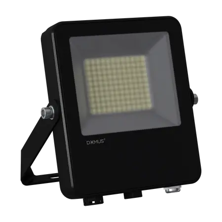 Blaze-Pro LED Floodlight 50W Fly Lead & Plug Black Domus