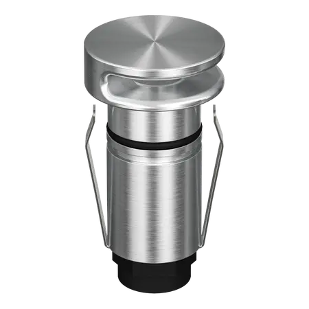 Emit Deck Light 25mm RGBW 12/24V Round Slot 316 Stainless Domus