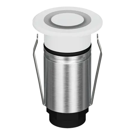 Emit Deck Light 25mm 1W Tri-Colour 12/24V Ring White Domus