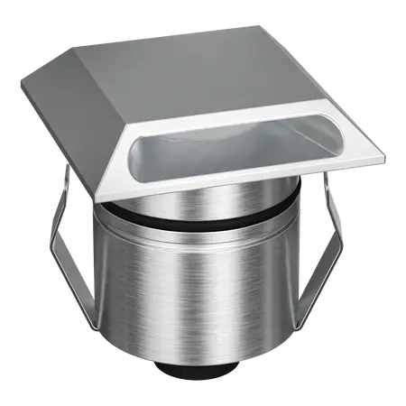 Emit Deck Light 55mm RGBW 12/24V Square Slot 316 Stainless Domus