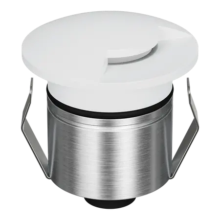 Emit Deck Light LED 55mm RGBW 12/24V 1-Way White Fascia Domus