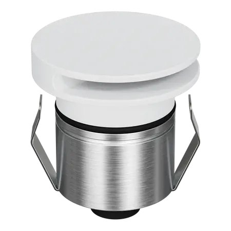 Emit Deck Light 55mm RGBW 12/24V Round Slot White Domus