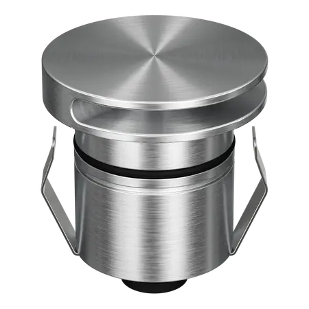 Emit Deck Light 55mm Tri-Colour Round Slot 316 Stainless Domus
