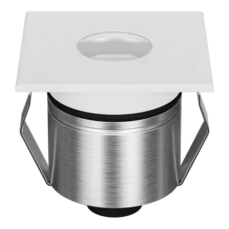 Emit Deck Light 55mm Tri-Colour 12/24V Square Open White Domus