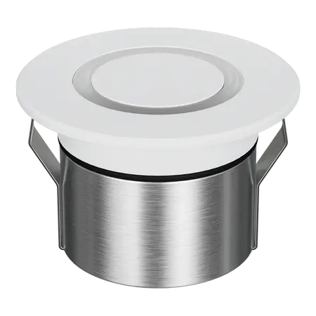 Emit Deck Light LED 85mm 6W RGBW 12/24V Ring White Domus