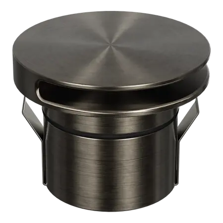 Emit Deck Light 85mm Tri-Colour Round Slot Antique Brass Domus