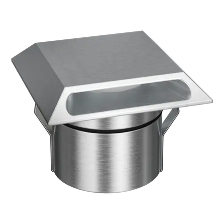 Emit Deck Light 85mm Tri-Colour Square Slot 316 Stainless Domus
