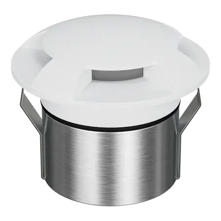 Emit Deck Light 85mm 4/6W Tri-Colour 12/24V 3-Way White Domus