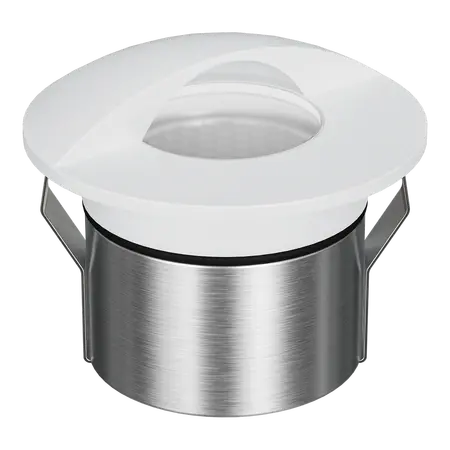 Emit Deck Light 85mm 4/6W Tri-Colour 12/24V Eyelid White Domus