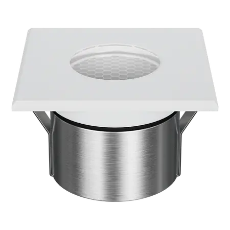 Emit Deck Light 85mm Tri-Colour 12/24V Square Open White Domus