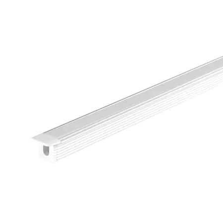 Micro Recessed LED Profile Opal Diffuser White 3m Length Domus