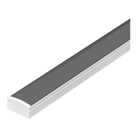 Nova-17 Surface LED Profile Black Diffuser White 3m Length Domus