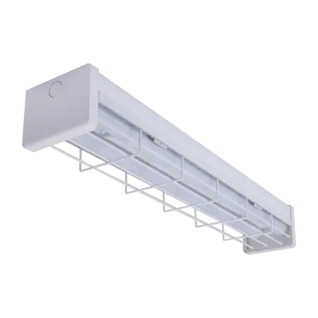 Park-60 DALI Emergency Batten 7.5/15W Wire Guard Tri-Colour Domus