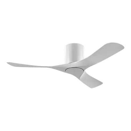 Tundra 48 Inch Smart DC Ceiling Fan 3 Blade CTC White/White Domus