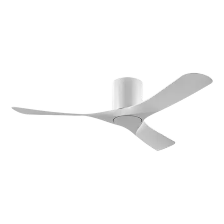 Tundra 52 Inch Smart DC Ceiling Fan 3 Blade CTC White/White Domus