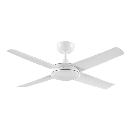 Twister 48 Inch 1220mm DC Ceiling Fan 4 Blade White Domus