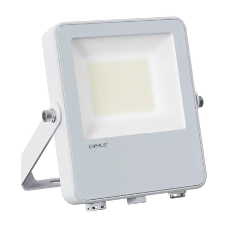 Blaze-Pro LED Floodlight 20/30/50W Fly Lead & Plug White Domus