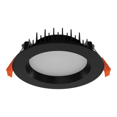 Deco-15 LED Downlight Recessed Round 15W Tri-Colour Black Domus