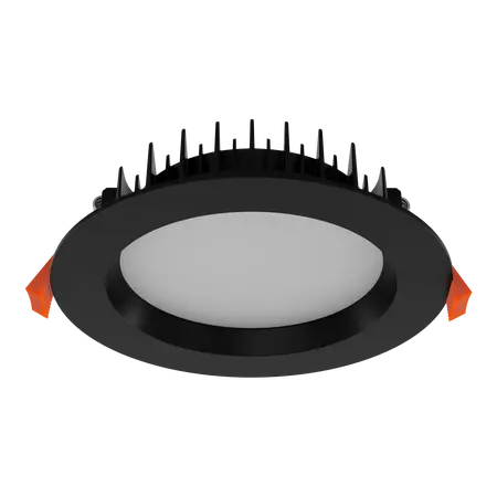 Deco-18 LED Downlight Recessed Round 18W Tri-Colour Black Domus