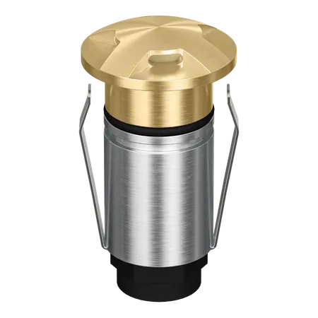 Emit Deck Light LED 25mm RGBW 12/24V 3-Way Brass Fascia Domus