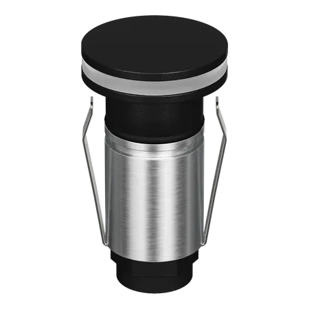 Emit Deck Light 25mm 1W Tri-Colour 12/24V Halo Black Domus