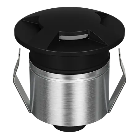 Emit Deck Light LED 55mm RGBW 12/24V 3-Way Black Fascia Domus