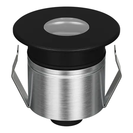 Emit Deck Light 55mm RGBW 12/24V Round Open Black Domus