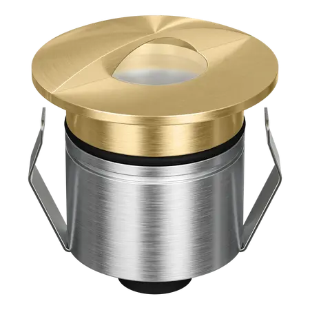 Emit Deck Light LED 55mm RGBW 12/24V Eyelid Brass Domus