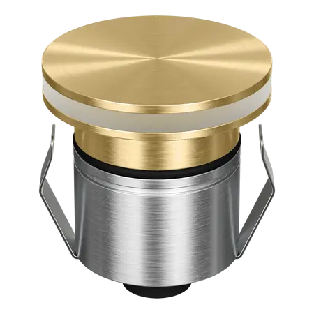 Emit Deck Light LED 55mm RGBW 12/24V Halo Brass Fascia Domus