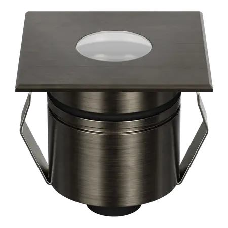 Emit Deck Light 55mm Tri-Colour Square Open Antique Brass Domus