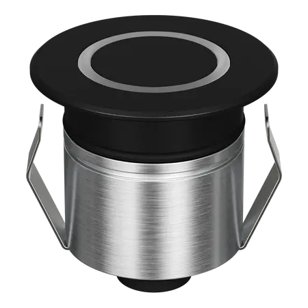 Emit Deck Light 55mm 2.5W Tri-Colour 12/24V Ring Black Domus