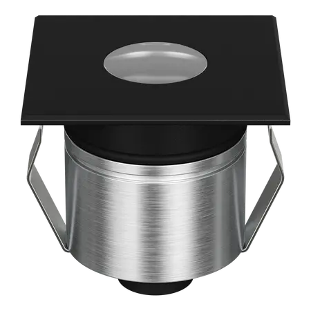 Emit Deck Light 55mm Tri-Colour 12/24V Square Open Black Domus