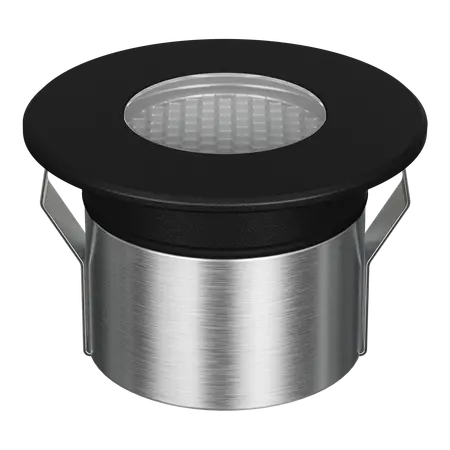 Emit Deck Light 85mm 6W RGBW 12/24V Round Open Black Domus
