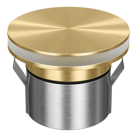 Emit Deck Light LED 85mm 6W RGBW 12/24V Halo Brass Domus