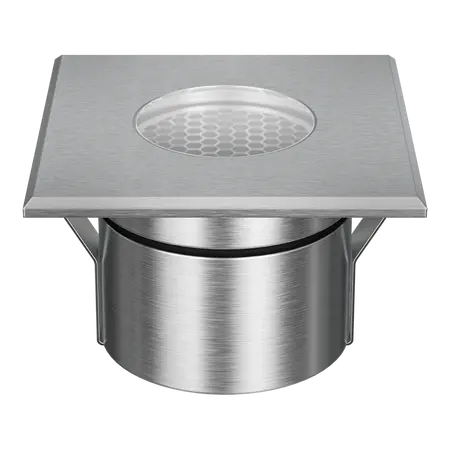 Emit Deck Light 85mm RGBW 12/24V Square Open 316 Stainless Domus