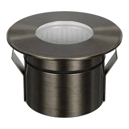 Emit Deck Light 85mm Tri-Colour Round Open Antique Brass Domus