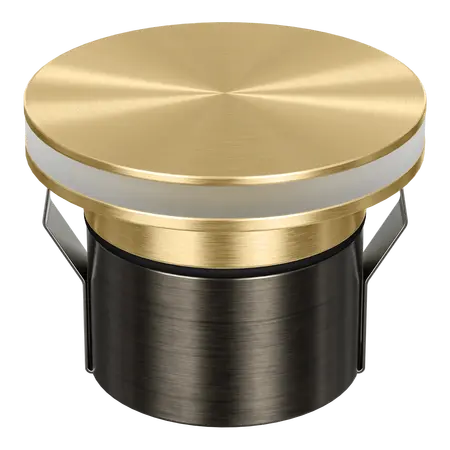 Emit Deck Light 85mm 4/6W Tri-Colour 12/24V Halo Brass Domus