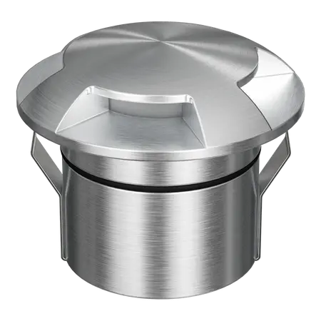 Emit Deck Light 85mm Tri-Colour 12/24V 4-Way 316 Stainless Domus