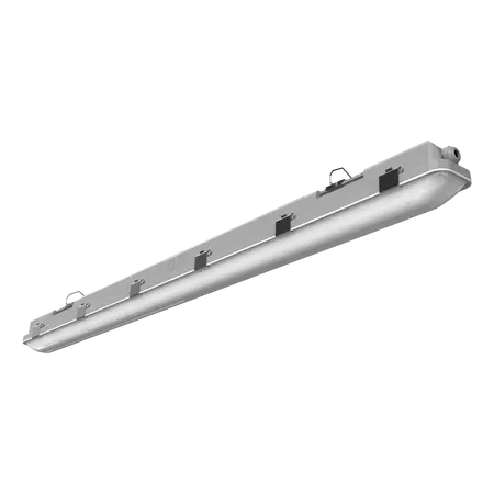 Hydro-120 Emergency LED Batten 40W 4000K Fly Lead & Plug Domus