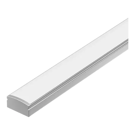 Nova-17 Surface LED Profile Opal Diff Aluminium 3m Domus