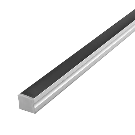 Omega-17 Surface LED Profile Black Diff Aluminium 3m Domus