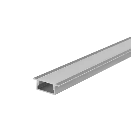 Nova-20 Recessed LED Profile Opal Diff Aluminium Per Metre Domus