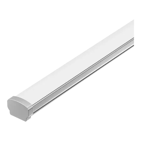 Opti-SM Surface LED Profile Opal Diff Aluminium Per Metre Domus